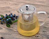 Trapezium 700ml Glass Teapot with Stainless Steel Infuser