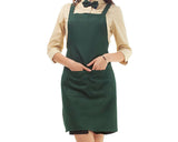 Women Kitchen Cooking Aprons with 2 Front Pockets
