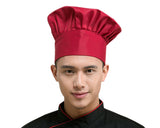 Mushroom Style Adjustable Chef Hat with Elastic Band