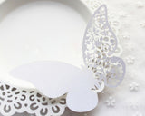 150 Pcs Wine Glass Paper Cards for Wedding Party - Butterfly