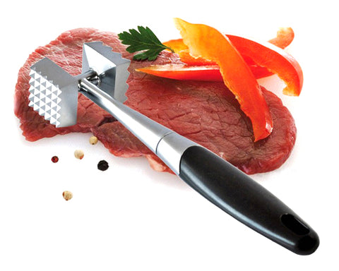 20cm Double-Sided Zinc Alloy Meat Tenderizer