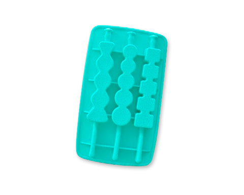 Silicone Multi Shapes Ice Pop Maker - Blue