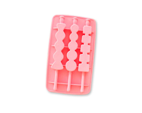 Silicone Multi Shapes Ice Pop Maker - Pink