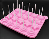 Silicone Chocolate Mold Candy Jelly Molds with Sticks