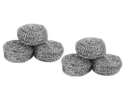 Cleaning Scrubbers 6 Pieces Stainless Steel Scrubbers