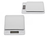 2000g x 0.1g Stainless Steel Digital Scale with Two Trays