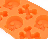 Silicone Skull and Crossbones Ice Cube Tray - Random Color