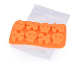 Silicone Skull and Crossbones Ice Cube Tray - Random Color