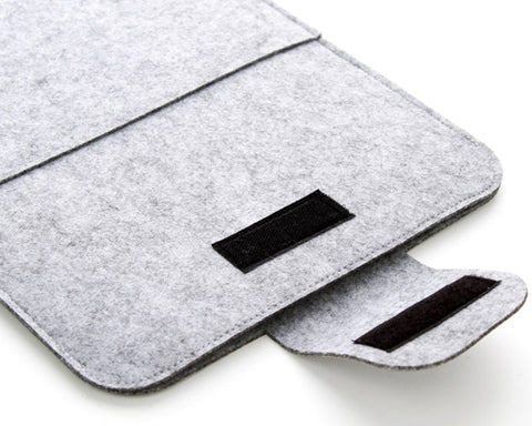 Wool Series MacBook Case - Ninja Gray