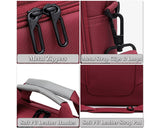 15.6&quot; Nylon Shoulder Bag with Detachable Shoulder Strap - Red