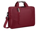 15.6&quot; Nylon Shoulder Bag with Detachable Shoulder Strap - Red