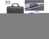 15.6&quot; Nylon Shoulder Bag with Detachable Shoulder Strap - Gray