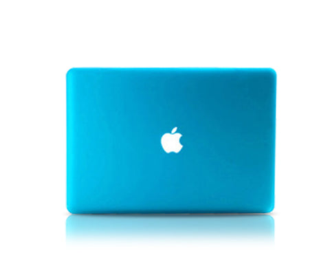 Matt Series 12&quot; MacBook Hollow-out Logo Hard Case - Ice Blue