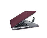 Folio Series 11&quot; MacBook Air Flip Leather Case - Purple