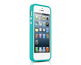 Odoyo SharkSkin Series iPhone 5 and 5S Silicone Case - Teal Blue