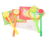 Fruit Shaped Stationery Set with Pencil Case Pens and Sticky Notes - B