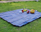 Foldable Outdoor Picnic Blanket - Blue