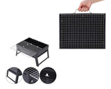 35cm Portable Picnic BBQ Grill - Black