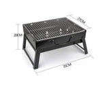 35cm Portable Picnic BBQ Grill - Black