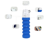 500ml Travel Silicone Folding Water Bottle for Outdoor - Orange