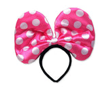 Party Costume Accessory LED Flashing Polka Dot Bow Headband