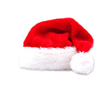 Christmas Decoration Plush Santa Hat - Red