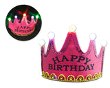 5 Bulbs Printed LED Crown for Birthday Party