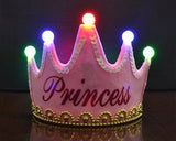 5 Bulbs Printed LED Crown for Birthday Party