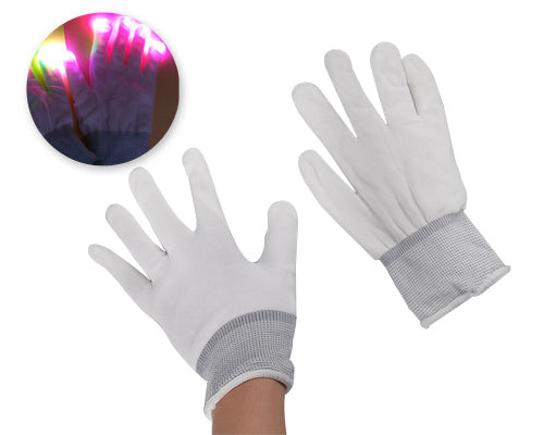 1 Pair Luminous Party LED Finger Lighting Gloves