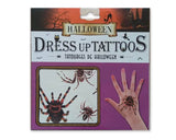 Halloween 2016 Dress Up Waterproof Temporary Tattoos - Spider