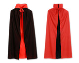 Halloween Party Costume Adult Vampire Role Play Reversible Cloak Cape