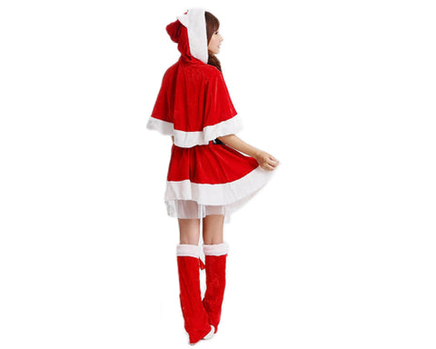 Women Christmas Costume Holiday Dress Set