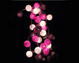 20 Cotton Balls LED String Light for Christmas Party Decoration