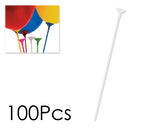 100 Pcs Plastic Balloon Sticks and Cups for Party Favours