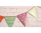 Paper Bunting Triangle Flag Banner for Party