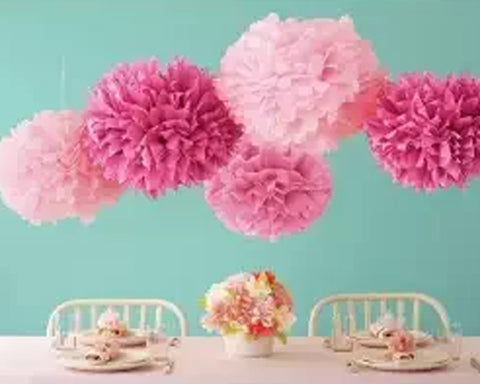 Paper Pom Pom Flower Ball Wedding Decoration