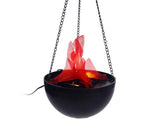 Hanging Flame Light with Adapter for Halloween Decoration