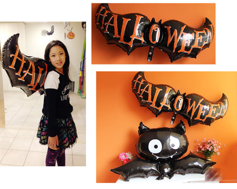 Halloween Party Decoration Bat Helium Foil Balloon