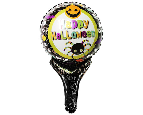 5 Pcs Halloween Party Decoration Balloon with Handle for Kids - White