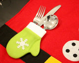 4 Pcs Santa Claus Christmas Dinning Table Placemat Set