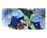 40cm Christmas Decoration Poinsettia Pine Cone Wreath