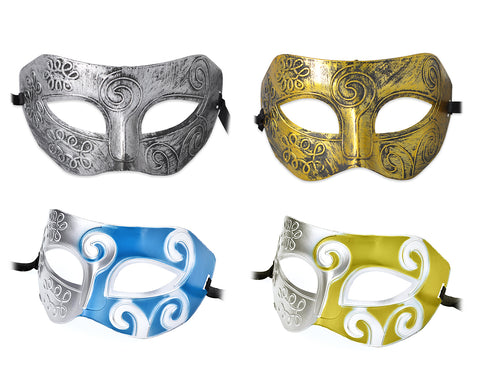 Masquerade Mask Retro Rome Gladiator Style