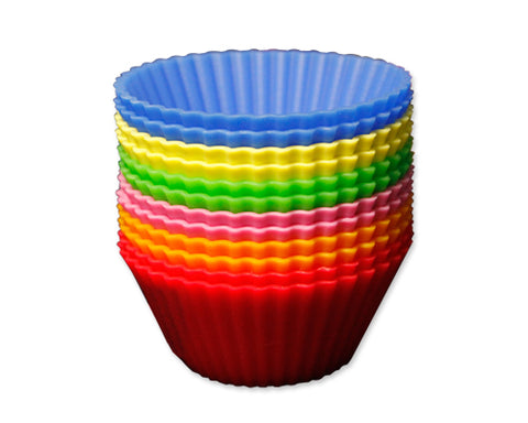 12 Pcs Silicone Christmas Bakeware Baking Cups / Cupcake Liners