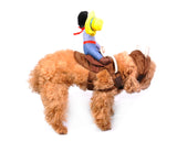 Western Riding Cowboy Pet Costume Dog Clothes with Hat