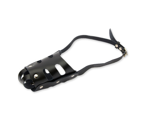 Guardian Gear Series Pet Dog Muzzle with Adjustable Strap - Black
