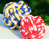 5 Pcs Woven Cotton Rope Knots Pet Chew Toy