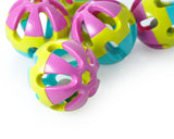 5 Pcs Three-Color Plastic Rolling Pet Ball