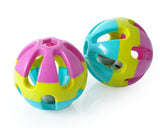 5 Pcs Three-Color Plastic Rolling Pet Ball