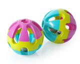 5 Pcs Three-Color Plastic Rolling Pet Ball