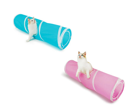 90 cm Collapsible Spiral Cat Tunnel Playing Toy